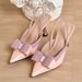 Cross-border Foreign Trade European And American New Women's Shoes, High-end Square-toed Ankle Strap High-heeled Sandals_vogvips.com