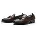 Euro Step Men's Casual Top Layer Cowhide Slip-On Low-Cut British Loafers Genuine Leather Stitched Handmade Shoes_vogvips.com