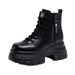 Martin For Women British Style 2025 Autumn New Small Size Winter Fleece-Lined Short Thick Sole Height Increasing Women's_vogvips.com