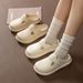 Breathable House Slippers For Indoor Outdoor Women's Soft Soled Outdoor Fashion Slip On Half Slippers_vogvips.com