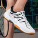 New Sports For Men And Women, Low-Top Lace-Up Thick-Soled Anti-Slip Table Tennis Shoes, Badminton Shoes_vogvips.com