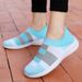 Vulcanized Zapatillas Mujer Knitted Sneakers Women New Flat Mix Color Vulcanize Shoes Casual Chaussure Femme_vogvips.com