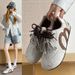 Tide Forrest Gump Shoes Female Embroidery Student Sports Breathable Casual Thick Bottom_vogvips.com