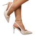 2025 Summer New Pointed Toe Bowknot Stiletto Heels Casual Daily High Heel Sandals For Women Simple Style_vogvips.com