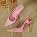 2024 Fashion Slip On High Heel Slingback Thin Women High Heels Ladies High Heel Sandals Women Pumps Sandal Shoes_vogvips.com