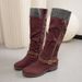 High Tube Foreign Trade Plus Size Martin For Women, New Autumn Winter Square Heel Side Zipper European And_vogvips.com
