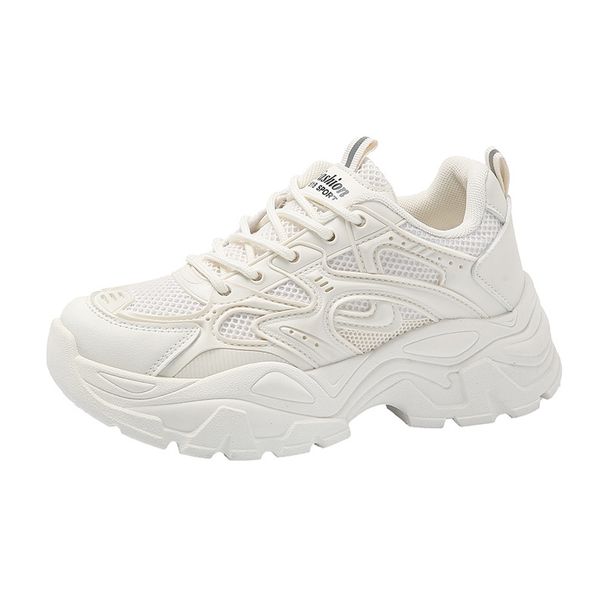 Women's Hot Selling Dad Shoes For Women New Breathable Height Enhancing Thick Soled Casual Shoes Fashionable All Match Sports Shoes_vogvips.com