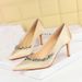 1926-A2 Fashion Banquet Heels With Thin Shallow Mouth, Sharp Point, Silk, Water Diamond, Slimming High Heels, Single_vogvips.com