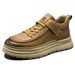 Men's 2025 New Autumn Versatile Mid-Top Casual Trendy Work Shoes Men Lightweight Soft Sole Non-Slip_vogvips.com