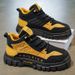 Men's Martin Boots High-Top Autumn British Retro Outdoor Hiking Waterproof Anti-Slip Thick Soles Durable Work Short Boot_vogvips.com