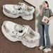 Fashion Dad Sneakers For Women 2024 Spring/Summer New Mesh Breathable Thick Sole Non-Slip Lightweight Student Running_vogvips.com