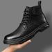 European Warm Series Work Shoes 2025 Autumn New Fashion Versatile Casual Martin High-top Warm Soft Sole Men's Boots_vogvips.com