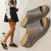 Platform Open Toe Beach Slippers Women's Wedge Heels Lightweight PU Sole Flip-flops_vogvips.com