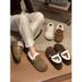 2025 Little Potato Ugly Cute Retro Flat For Women New Lazy Slip-On Fleece-Lined Warm Fluffy Cotton Shoes_vogvips.com