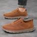 New Lightweight Lace-Up Casual Shoes Breathable Flyknit Men's Large Size Men Loafers_vogvips.com