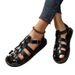 Women's Flat Sandals Cross-Border Large Size Hollow 2024 Summer European And American Hot-Selling Flat Sandals For Women_vogvips.com