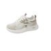 Mesh Breathable Sports Shoes Women 2025 New Spring And Autumn Lightweight Soft Sole White Sneakers For Middle School_vogvips.com