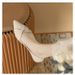Evening Breeze Small Heel Gentle Flat French Sole Soft Leather Single Shoes Women Summer Pointed Toe Women's Loafers New_vogvips.com
