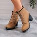 SHLIANG Fashion Spring Winter Women Pumps Boots High Quality Lace-up European Ladies Shoes High Heels Boots Platform Boots SB126_vogvips.com