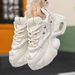 Euro Step Large Size Men's 2025 Dad Sports Trendy Wear-resistant Thick-soled Height-increasing Shoes Casual Versatile_vogvips.com