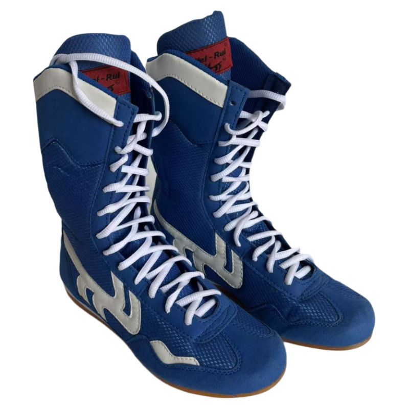 Red Boxing Training Shoes Fighting Shoes Boxing Shoes_vogvips.com