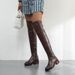 Winter New British Style Trendy Long Martin Warm Cotton Casual Military Boots Women's Shoes_vogvips.com