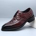 Euro Step Business Formal Genuine Leather Groom Wedding Sole Soft Surface British Style Men's Shoes_vogvips.com