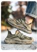 New Slip-on Large-size Men's Sneakers, Fashionable Casual With Toe Protection, Outdoor Breathable Sports Shoes_vogvips.com
