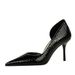 Women's Pointed Toe Stiletto Heels - Ultra High Heel Dress Pumps With Patent Leather For Party & Evening Wear, Sizes 34-43_vogvips.com