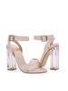 new Transparent Classic One Strap High Heels Foreign Trade Open Toed Small Round Head Sandals_vogvips.com