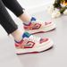 Women's Shoes New Women's Shoes Mesh Mandarin Duck Color Matching Shoes Spring And Summer Flat Shoes Women's Casual Shoes Hollow White Shoes_vogvips.com