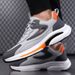 Oulylan New Men's Mesh Casual Sports Shoes Fashionable Versatile Comfortable Breathable Shoes With Leather Single Shoes_vogvips.com