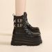 Height Increasing Shoes People Thick Sole 8㎝Low-top Short Boots For Women, Spring New Hot Girl Style, Motorcycle Martin_vogvips.com