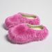 Plush Faux Fur Mule Slippers With Platform Sole - Unisex Cozy House Shoes For Indoor & Outdoor Wear, Non-Slip & Comfortable, Y2K Fashion Trend_vogvips.com