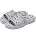 CRACOMIN Summer New Shower Shoes For Women Quick Dry Pool Sandals With Drain Holes Bathroom Slides Lightweight EVA Home Slippers_vogvips.com