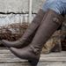 Winter New And Women's Boots, Large Size, Chunky Heel, Square Buckle, Zipper, Long_vogvips.com