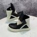 Unisex Chunky Sole Sneakers – Gothic High-Top Platform Shoes With Cross Strap (36-45, Black, Side Zipper, PU Cushioning)_vogvips.com