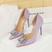 626-K70 European And American Style Side Hollow Shallow Mouth Pointed Toe Ultra High Heels Stiletto Fashion Rhinestone_vogvips.com
