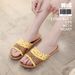Summer Indoor Home Rattan Woven Slippers, Non-slip And Breathable, For Men And Women, Couples, Home And Office Use, Bamboo_vogvips.com
