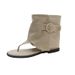 2025 Summer New Export Roman With Wide Legs, Retro Flat Heel High-Top Sandals, Short Boots For Women_vogvips.com