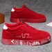 Breathable Mid-Top Sneakers , Heart Music Graphic Design, Casual Streetwear Shoes For Couples, Valentine's Day &_vogvips.com