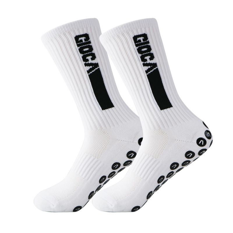 Professional Football Socks With Towel Lining & Anti-Slip Dots – Breathable Cotton Sports Socks For Soccer, Cycling, Yoga & Outdoor Activities_vogvips.com
