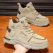 Autumn Men's Breathable High-Top Work Shoes, Trendy Versatile Thick-Soled Non-Slip Casual Ankle Boots, Labor Protection_vogvips.com