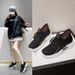 2026 Spring And Autumn New Korean Style Trendy Sports Thick-Soled Height-Increasing Casual Breathable Fly-Knit Women's_vogvips.com
