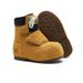 2025 Autumn And Winter New Big Head Shoes Thick Snow Boots Medium Tube Small Fat Ding Ski Boots Couple Height Increase Martin Boots Tide_vogvips.com