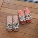 Foreign Trade Home Floral Three-Layer Thickened Pure Cotton Cloth Indoor Wooden Floor Slippers For Women_vogvips.com