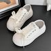 White Board New Casual Thick Soled Bread Spring And Summer Versatile Sports Shoes, Women's_vogvips.com