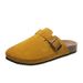 Comwarm Classic Clogs And Mules Summer Slip-on Cork Sandals Men Beach Home Flats Slippers With Arch Support_vogvips.com