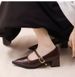 2025 New Spring Lightweight Shallow-Heel Women's Chunky Heel Pointed Toe Patent Mary Jane Shoes, Casual Retro Small_vogvips.com