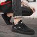 Huili Men's Shoes Autumn/Winter 2026 New Model, Fleece-Lined Leather Outdoor Men's Sneakers, Men's Casual Sports Shoes_vogvips.com